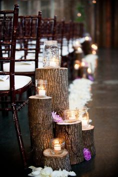 Décoration de table de mariage unique